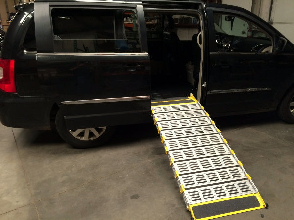 Product in use - Powered Van Ramp by Roll-A-Ramp | Wheelchair Liberty