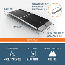 7ft Ramp - SUITCASE® Trifold AS Ramps | Wheelchair Liberty