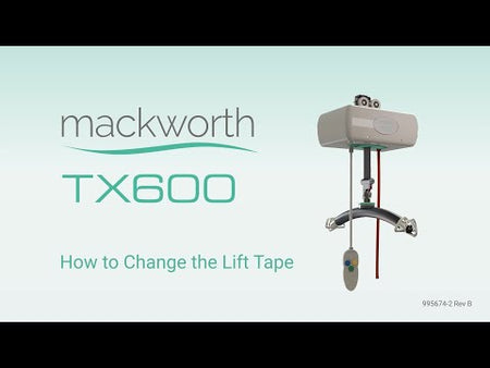 How to Change the Lift Tape on a TX600 Fixed Ceiling Lift?