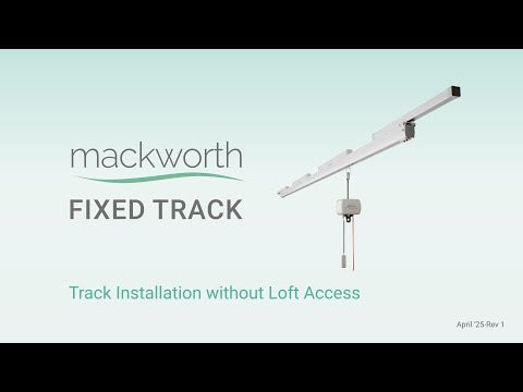 Mackworth Overhead Patient Ceiling Lift Track Installation without Loft Access