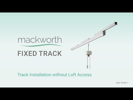 Mackworth Overhead Patient Ceiling Lift Track Installation without Loft Access