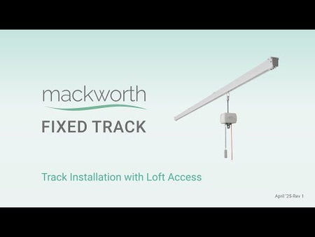 Mackworth Overhead Patient Ceiling Lift Track Installation with Loft Access