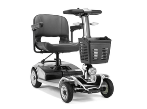 Silver EW-M41 Portable Electric Scooter by EWheels Medical | Wheelchair Liberty