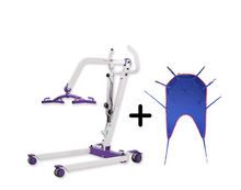PL350H + Sling - Dansons PL350H Compact Affordable Electric Patient Lift | Wheelchair Liberty