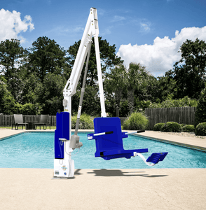Revolution XL - White / Blue Beside the Pool