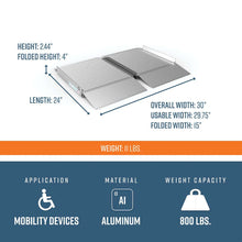 2ft Ramp - SUITCASE® Singlefold Ramps  | Wheelchair Liberty