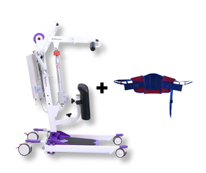 SA350 + Sling - SA350 Compact Electric Stand Assist by Dansons Medical | Wheelchair Liberty