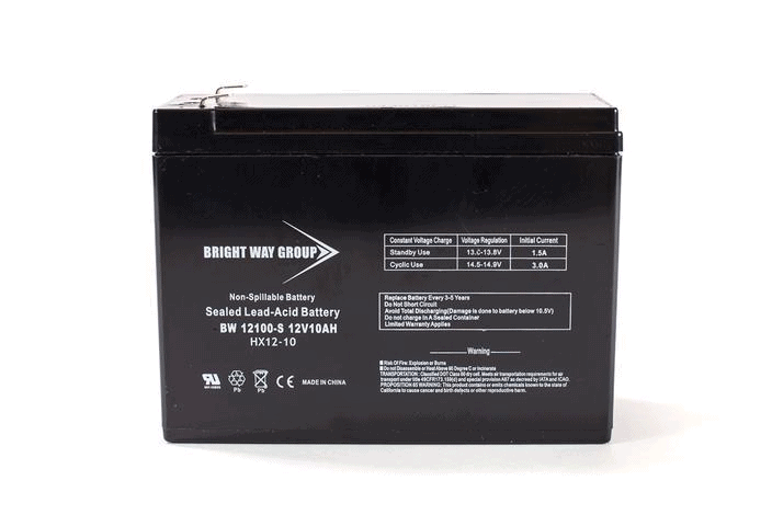 12V 10Ah AGM SLA Battery | Bright Way Group BW12100 | Wheelchair Liberty 
