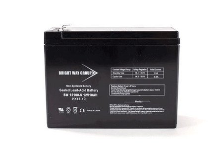 12V 10Ah AGM SLA Battery | Bright Way Group BW12100 | Wheelchair Liberty 