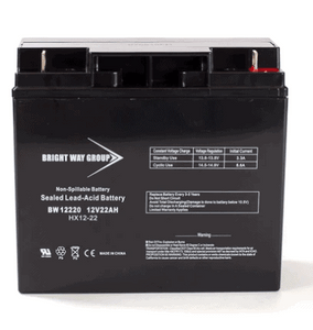 12V 22Ah AGM SLA Battery | Bright Way BW12220 | Wheelchair Liberty
