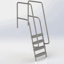 4-Steps (25019) - Missoula Therapy Pool Ladder by Spectrum Aquatics | Wheelchair Liberty