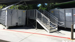 PATHWAY HD CODE COMPLIANT COMMERCIAL MODULAR ACCESS STAIRS BY EZ-ACCESS