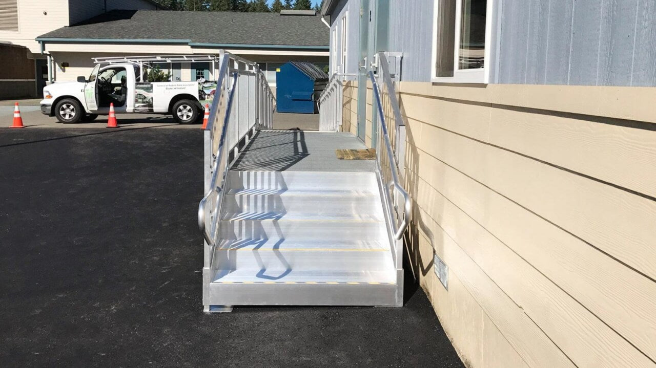 Pathway HD ADA Compliant Metal Stairs