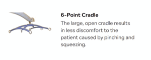 6 Point Cradle - Hoyer Calibre Pro Bariatric Electric Patient Lift by Joerns | Wheelchair Liberty