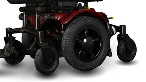 Solid Black Tires Option - 6Runner 14 Power Wheelchair by Shoprider | Wheelchair Liberty
