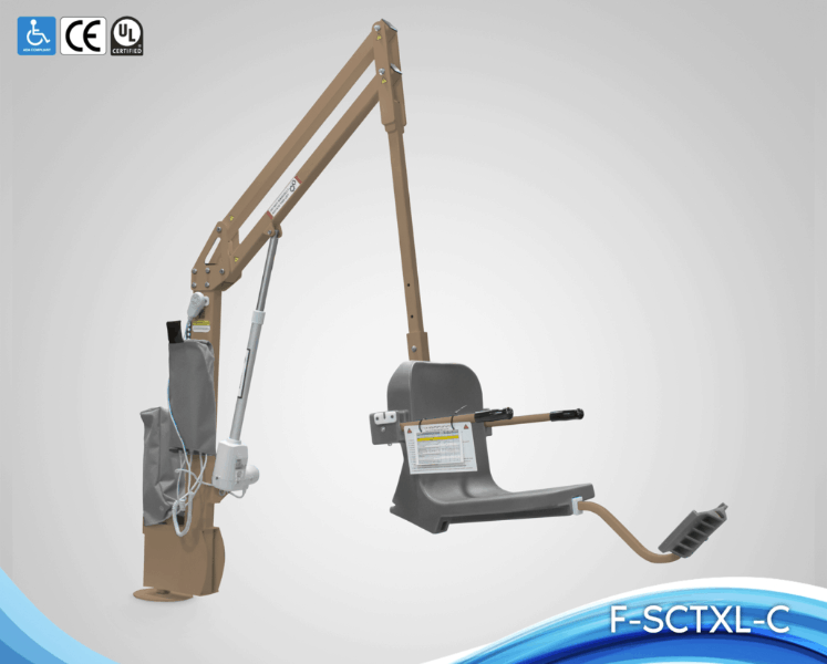 Custom Colors - The Scout Excel Pool Lift by Aqua Creek | Wheelchair Liberty