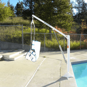 Side View - EZ 2 Manual Pool Lift by Aqua Creek | Wheelchair Liberty