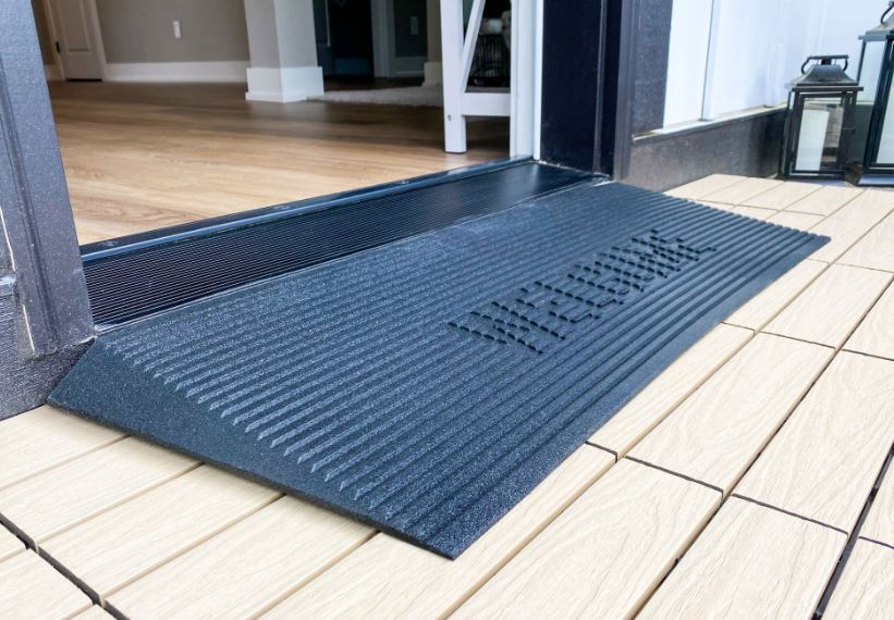 TRANSITIONS® Rubber Angled Welcome Mats by EZ-Access | Wheelchair Liberty