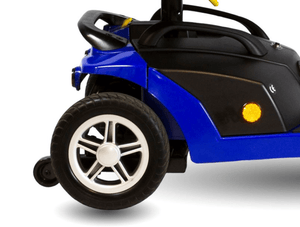 Back Wheels With Anti-Tiller Tipping Wheels - Escape 4-Wheel Electric Scooter by Shoprider | Wheelchair Liberty