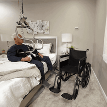 Bed To Wheelchair - Independent Lifter Specialty Slings By Handicare | Wheelchair Liberty