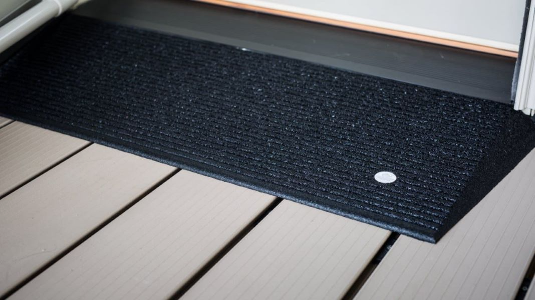 Black Variant - TRANSITIONS® Angled Entry Mats by EZ-ACCESS® | Wheelchair Liberty