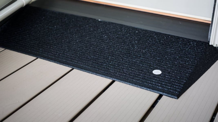 Black Variant - TRANSITIONS® Angled Entry Mats by EZ-ACCESS® | Wheelchair Liberty