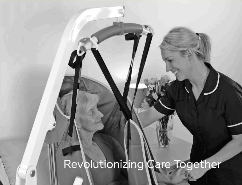 Lifting Patient with Hoyer HPL500 Electric Patient Lift by Joerns | Wheelchair Liberty