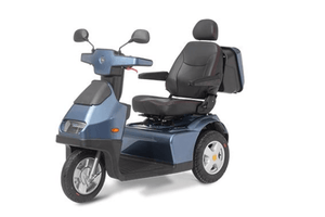 Blue - Afiscooter S3 3-Wheel Electric Scooter By Afikim | Wheelchair Liberty