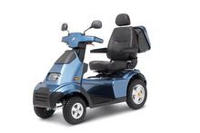 Blue - Afiscooter S4 4-Wheel Electric Scooter By Afikim | Wheelchair Liberty