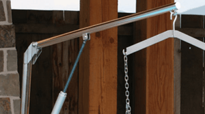 Boom Close-Up - Elkhorn Manual Pool Lift by Spectrum Aquatics - Wheelchair Liberty