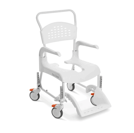 CLEAN Height Adjustable Shower Commode Chair by Etac