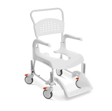 CLEAN Height Adjustable Shower Commode Chair Full Image