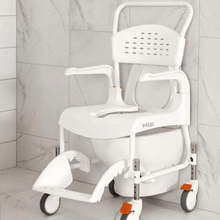 CLEAN Height Adjustable Shower Commode Chair Over Toilet