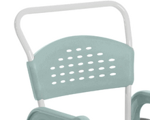 CLEAN Self-Propelled Shower Commode Chair - Back Support