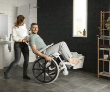 CLEAN Self-Propelled Shower with 24 Inch Rear Wheels - Carer Use