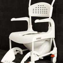 CLEAN Shower Commode Chair Fit In Mounted Toilets