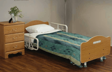 Care 100 Hospital Bed by Joerns Healthcare With Mattress And Sheets  | Wheelchair Liberty