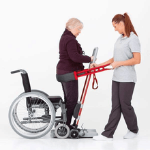 Carers USe From Wheelchair - Molift Raiser - Manual Sit-to-Stand Patient Lift by ETAC - Wheelchair Liberty