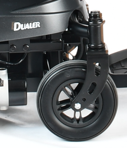 Dualer Compact FWD RWD Power Wheelchair P312 - Front Wheels - By Merits | Wheelchair Liberty 