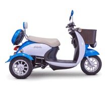 EW-11 Electric Mobility Scooter Blue Full Right View | Wheelchair Liberty