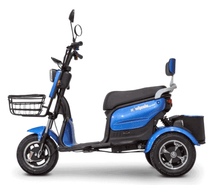 EW-12 Recreational Electric Scooter - Blue Full Left View | Wheelchair Liberty