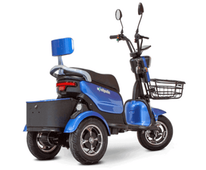 EW-12 Recreational Electric Scooter - Blue Rear Right View | Wheelchair Liberty