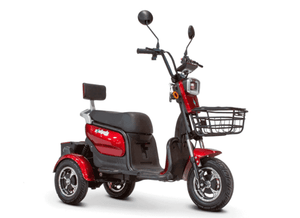 EW-12 Recreational Electric Scooter - Red Front Right View | Wheelchair Liberty