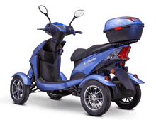 EW-14 4-Wheel Mobility Scooter Light blue rear left view | Wheelchair Liberty