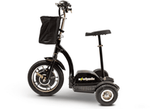 EW-18 Recreational 3-Wheel Stand-in-Ride Scooter Black Full Left View | Wheelchair Liberty