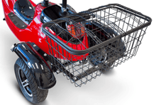 EW-19 3-Wheel Mobility Scooters Rear Covered Basket | Wheelchair Liberty