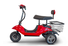EW-19 3-Wheel Mobility Scooters Red Full Left View | Wheelchair Liberty