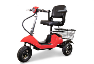 EW 20 Recreational 3-Wheel Mobility Scooter Red Front Left View | Wheelchair Liberty