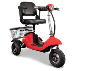 EW 20 Recreational 3-Wheel Mobility Scooter Red Front Right View | Wheelchair Liberty