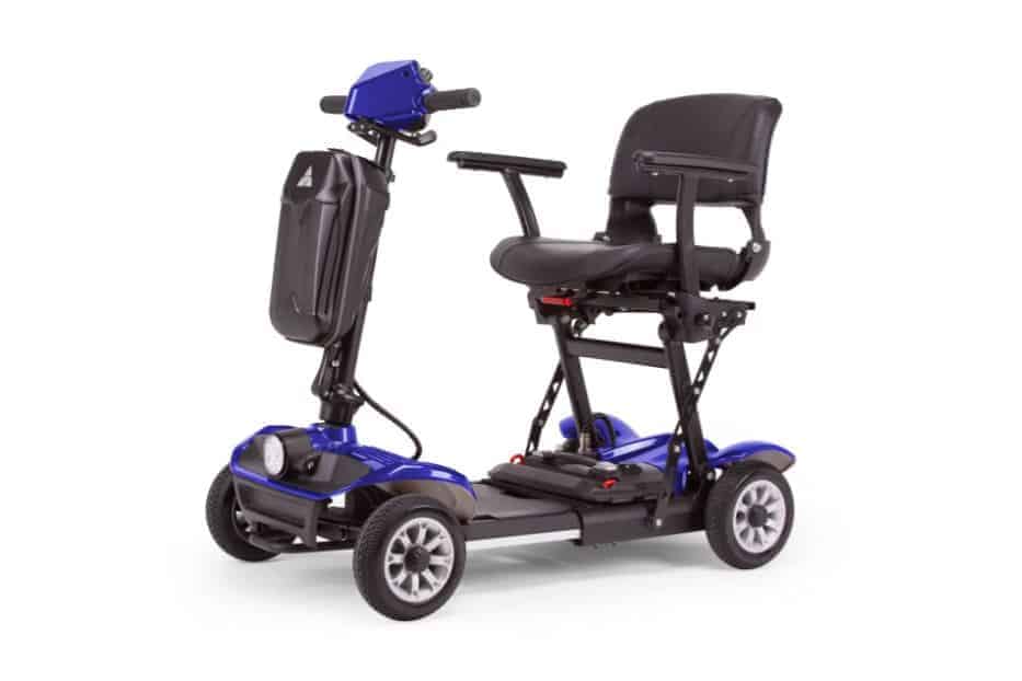 EW-26 Blue Right Front Side View | Wheelchair Liberty